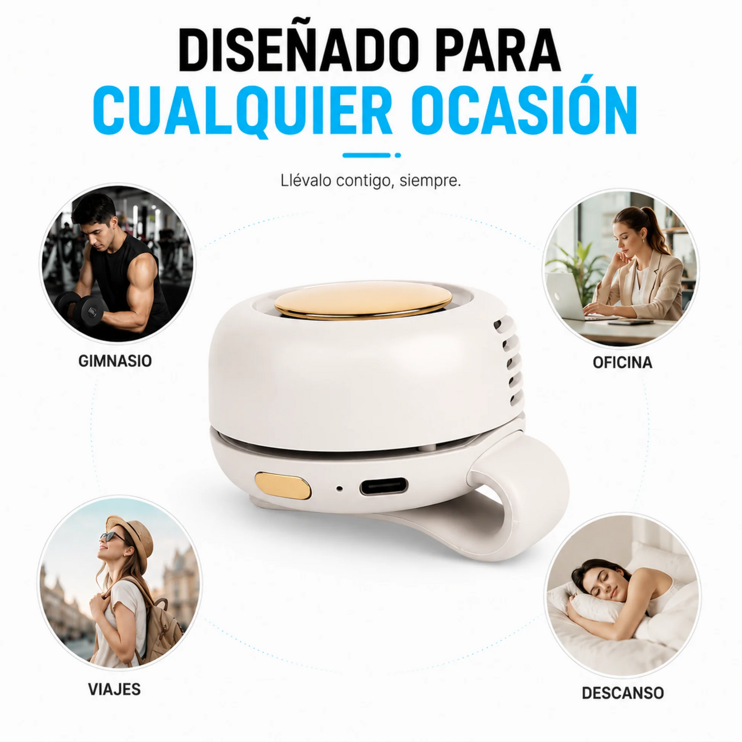 BRISACLIP™ | Ventilador Personal Sin Aspas